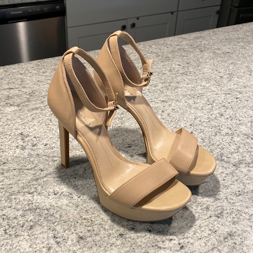 Nude Platform Heel